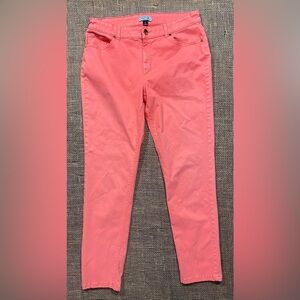Cynthia Rowley Coral Pants, Size 8, Stretch Denim-like Material